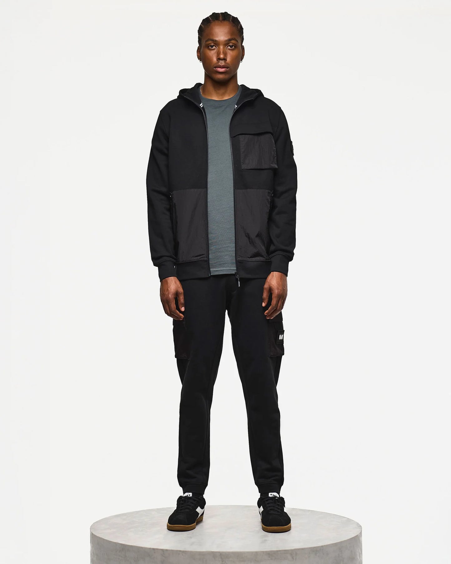 Weekend Offender Daponte Hoodie Black