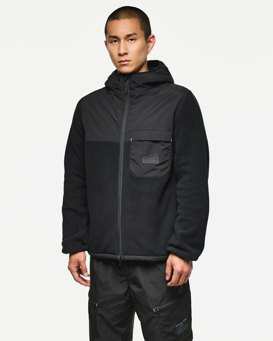 Weekend Offender Frusciante Polar Fleece Hoodie Black