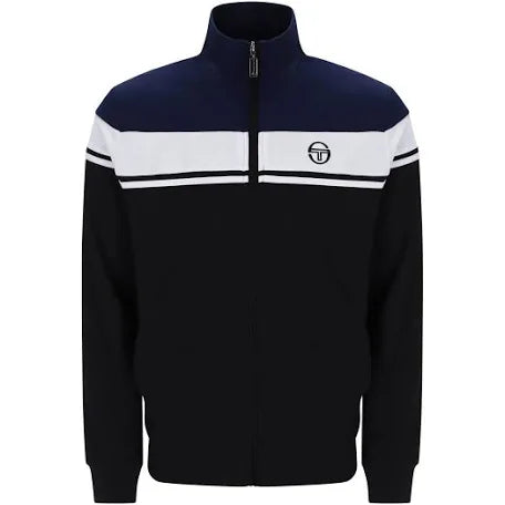 Sergio Tacchini Damarindo Track Top Maritime Blue/White/Black