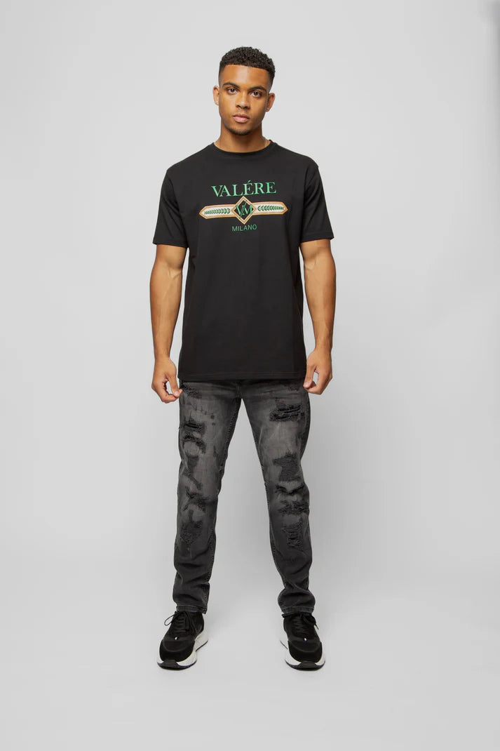 Valere Milano Cavasso T-Shirt Black
