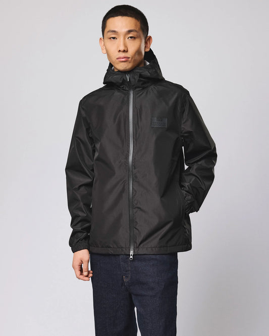 Weekend Offender Football + Festivals Waterproof Jacket Black