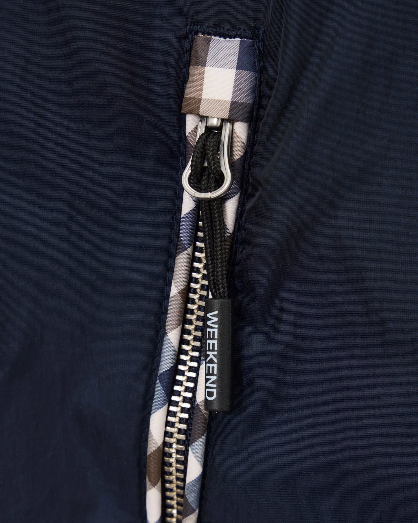 Weekend Offender Plus Size Campania Windbreaker Jacket Navy