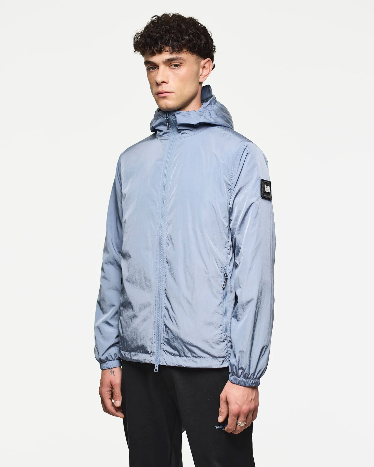 Weekend Offender Technician Fleece Lined Jacket Blue Shadow