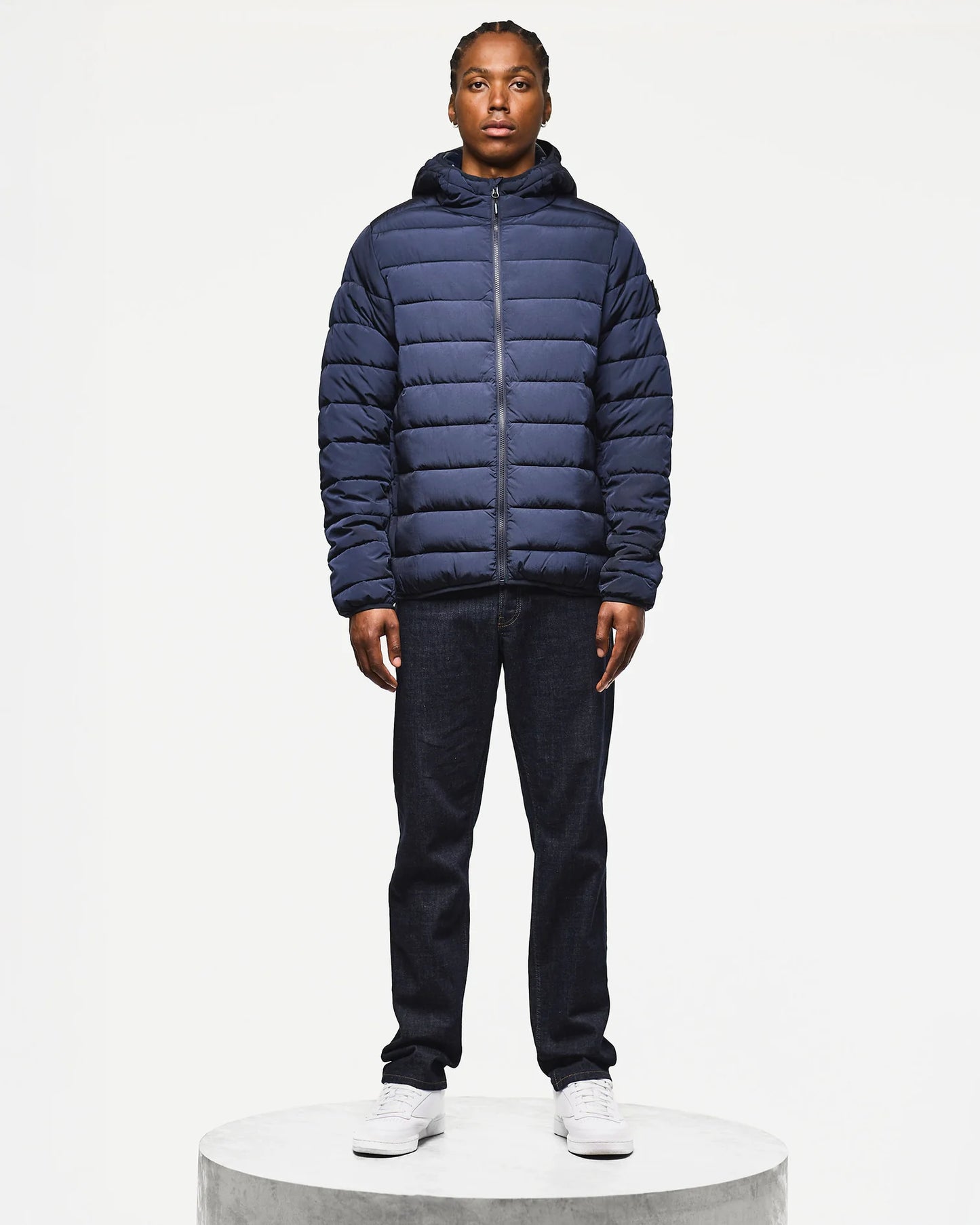 Weekend Offender La Guardia Puffer Jacket Navy