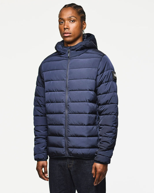 Weekend Offender La Guardia Puffer Jacket Navy