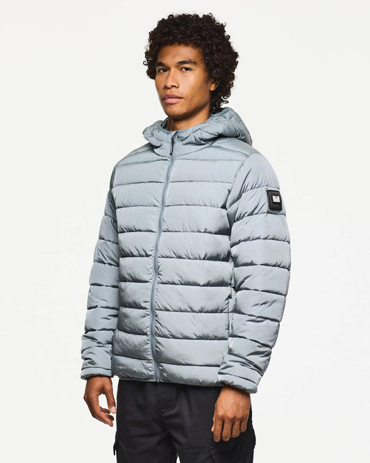 Weekend Offender La Guardia Puffer Jacket Porpoise Grey