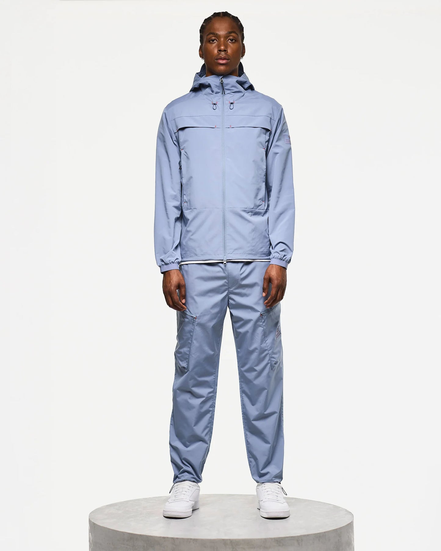 Weekend Offender Guadalajara Windbreaker Jacket Blue Shadow