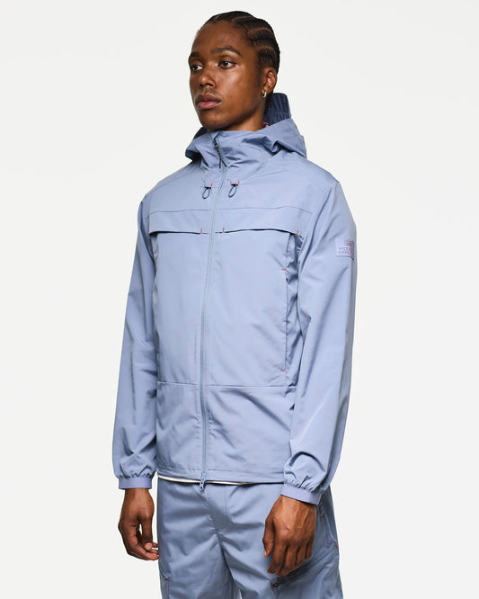 Weekend Offender Guadalajara Windbreaker Jacket Blue Shadow
