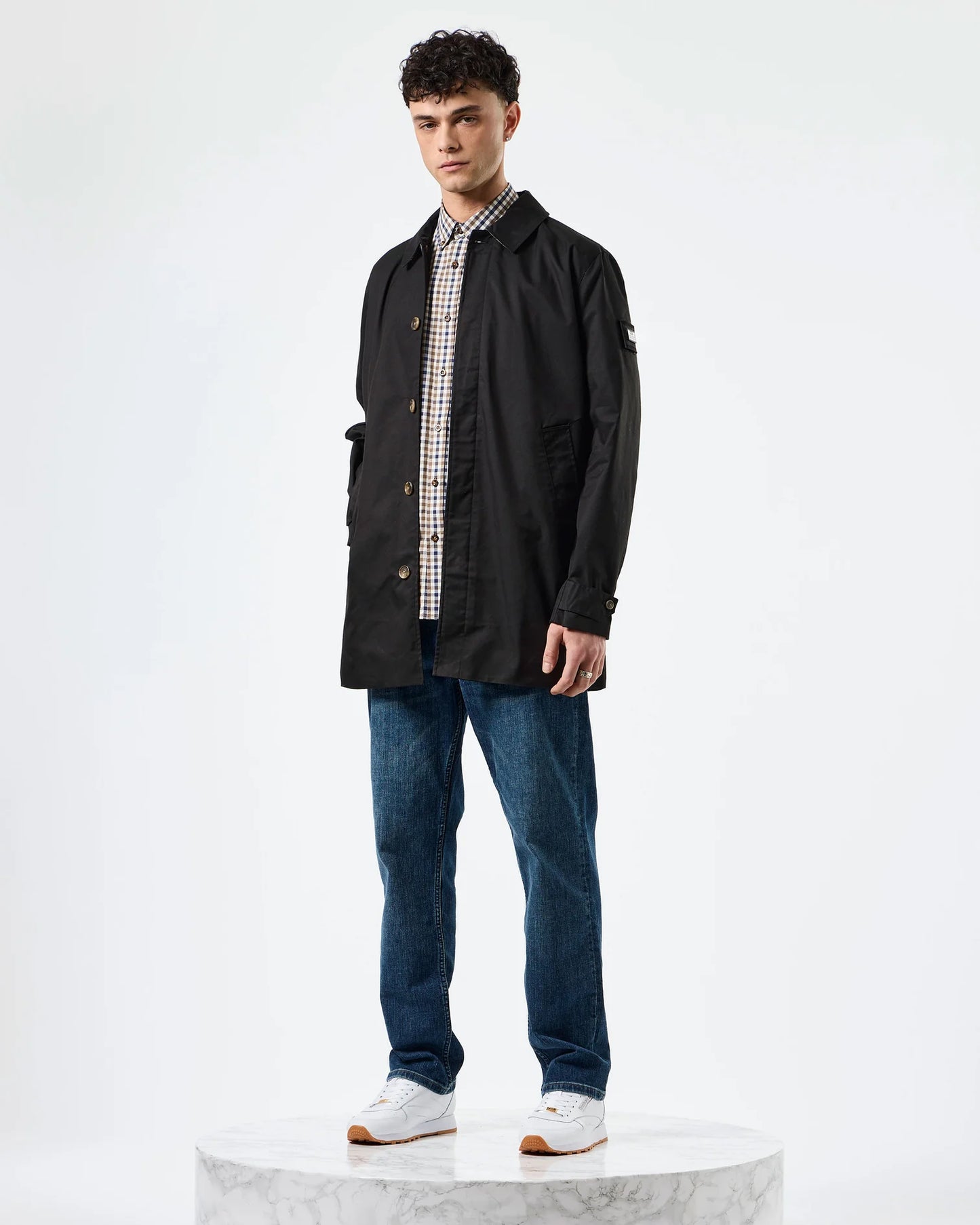 Weekend Offender Whitehouse Mac Jacket Black/House Check