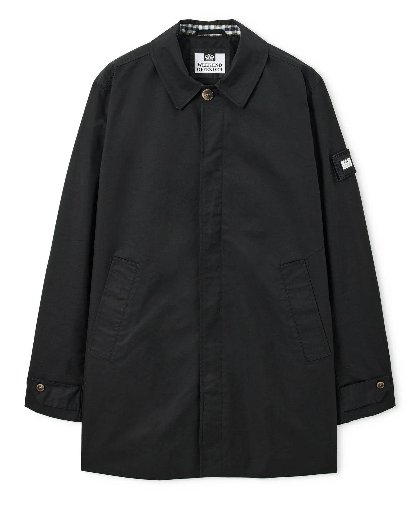Weekend Offender Whitehouse Mac Jacket Black/House Check