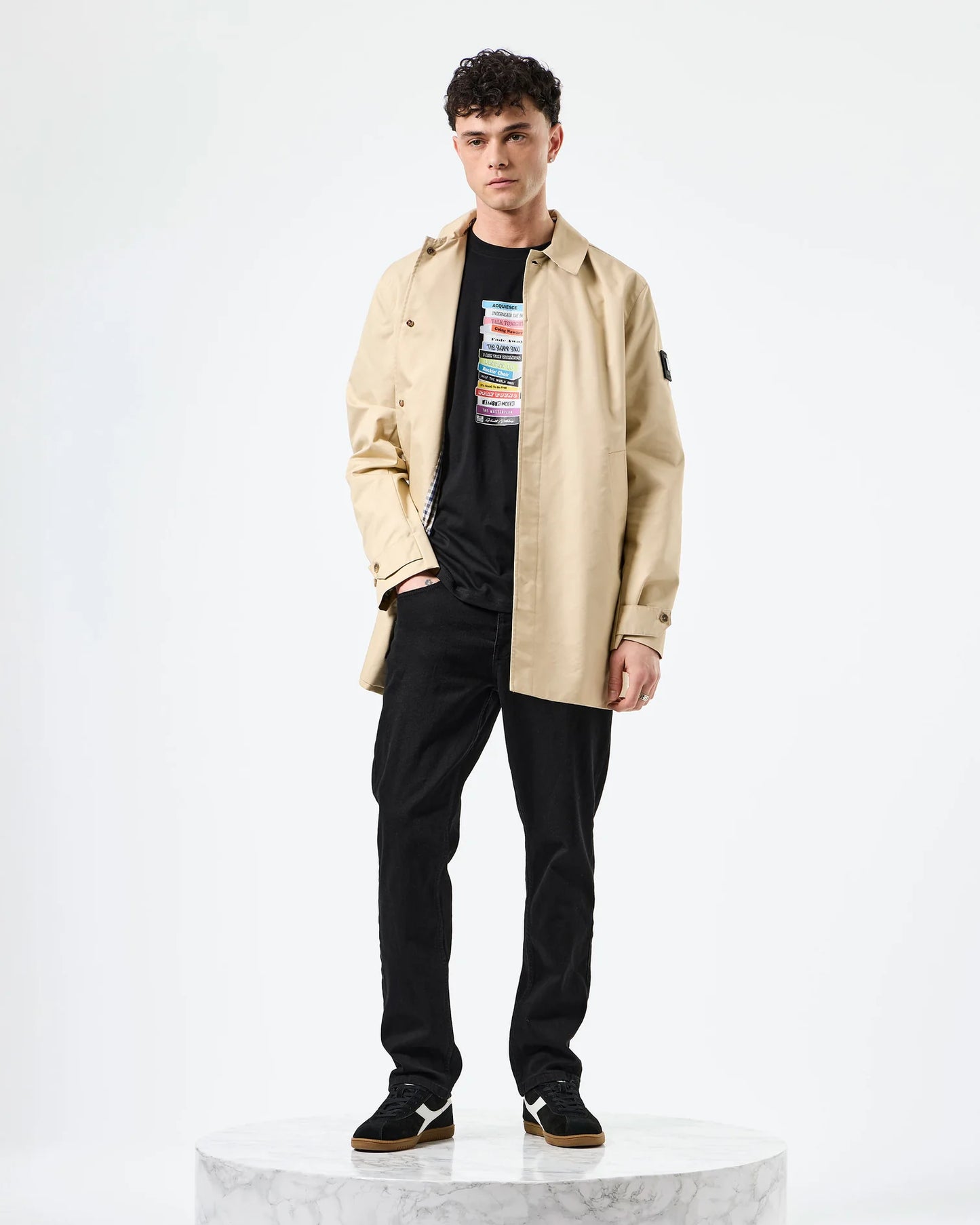Weekend Offender Whitehouse Mac Jacket Stone/House Check
