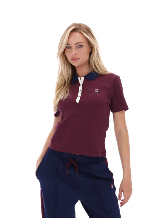 Fila Ladies Juno Fitted Iconic Polo Shirt Fig