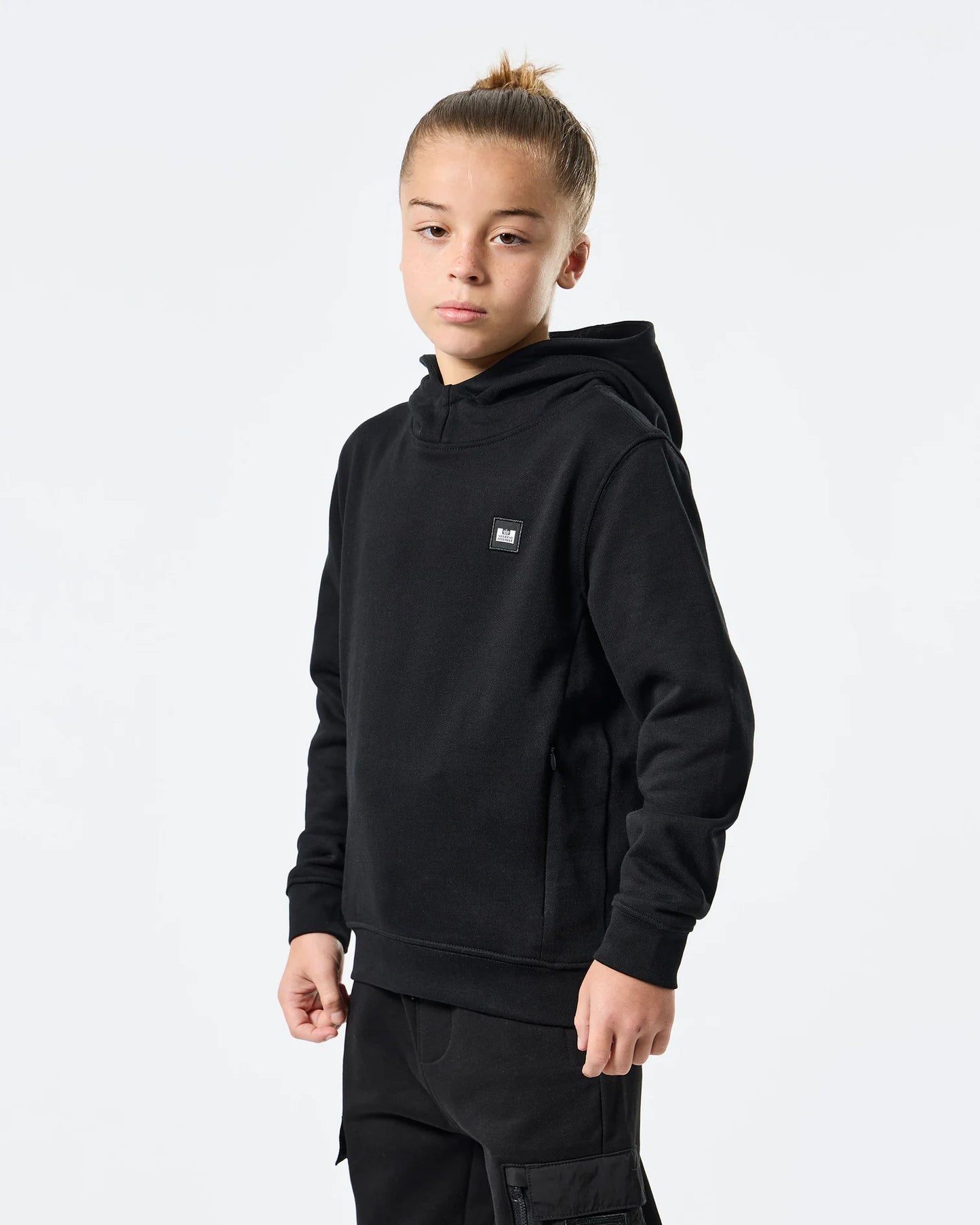 Weekend Offender Infant Ribbe Hoodie Black