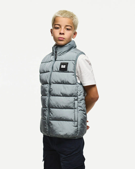 Weekend Offender Infant Gacha Puffer Gilet Porpoise Grey