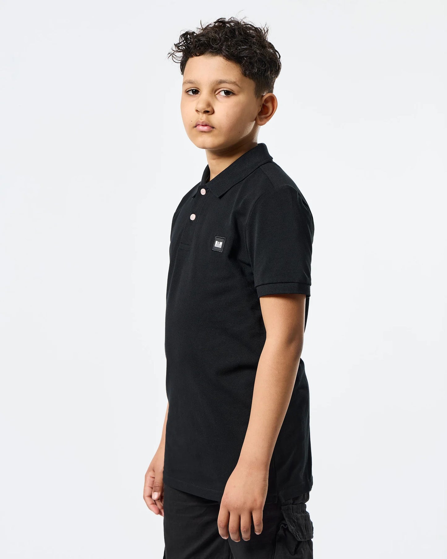 Weekend Offender Junior Caneiros Polo Shirt Black