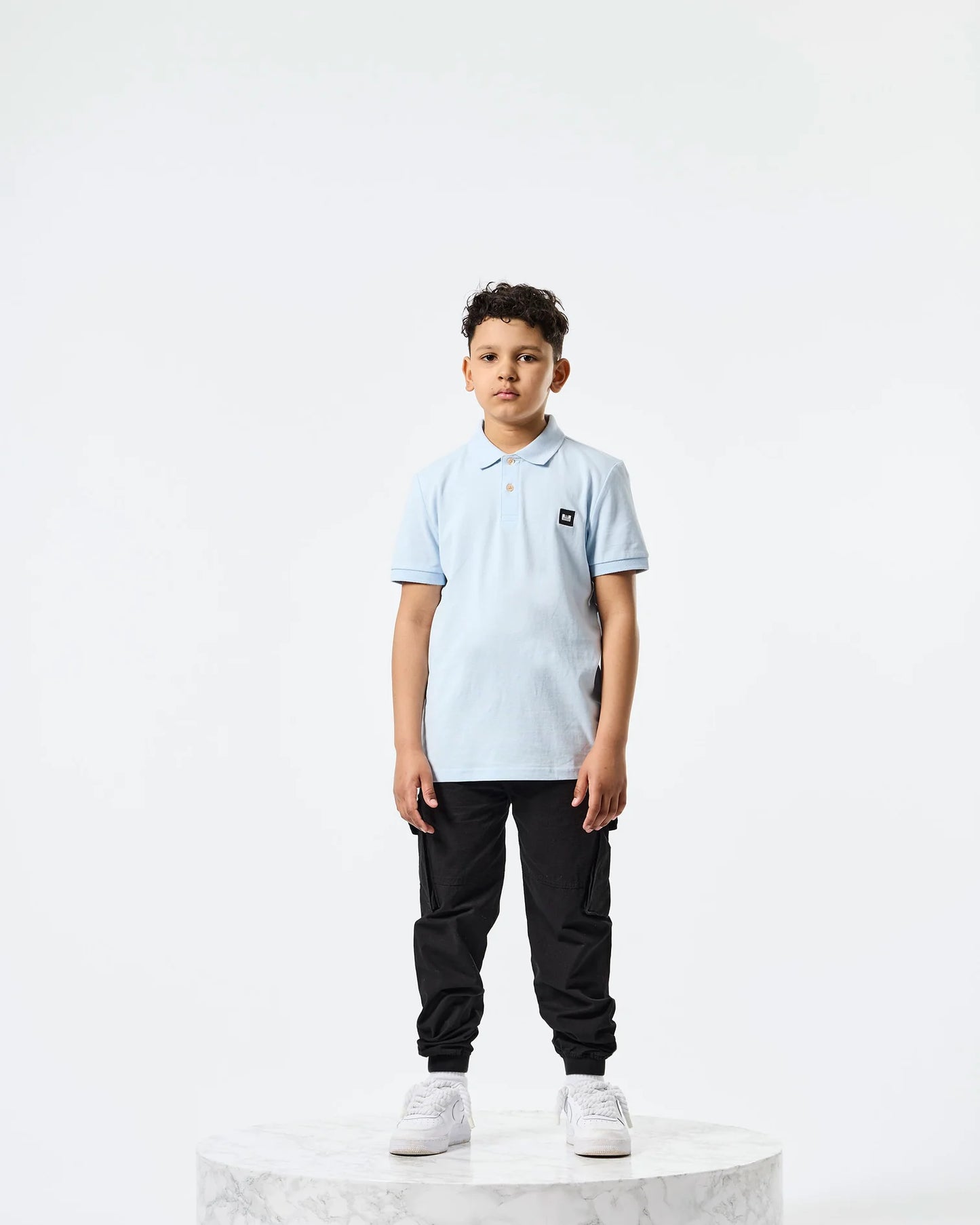 Weekend Offender Infant Caneiros Polo Shirt Ocean Wave