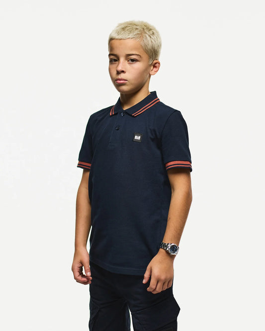 Weekend Offender Infant Levanto Polo Shirt Navy/Clay