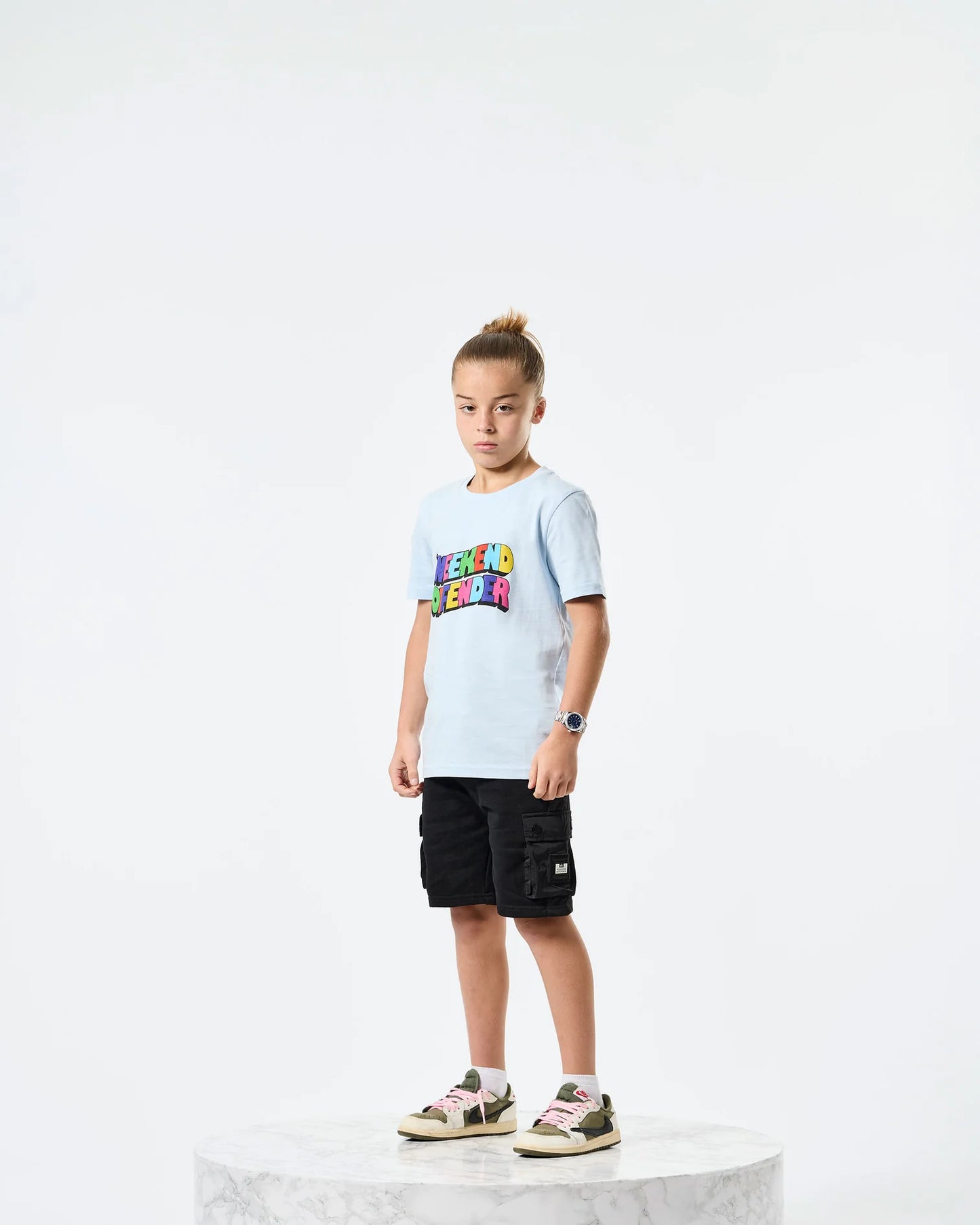 Weekend Offender Junior Hallelujah Graphic T-Shirt Ocean Wave