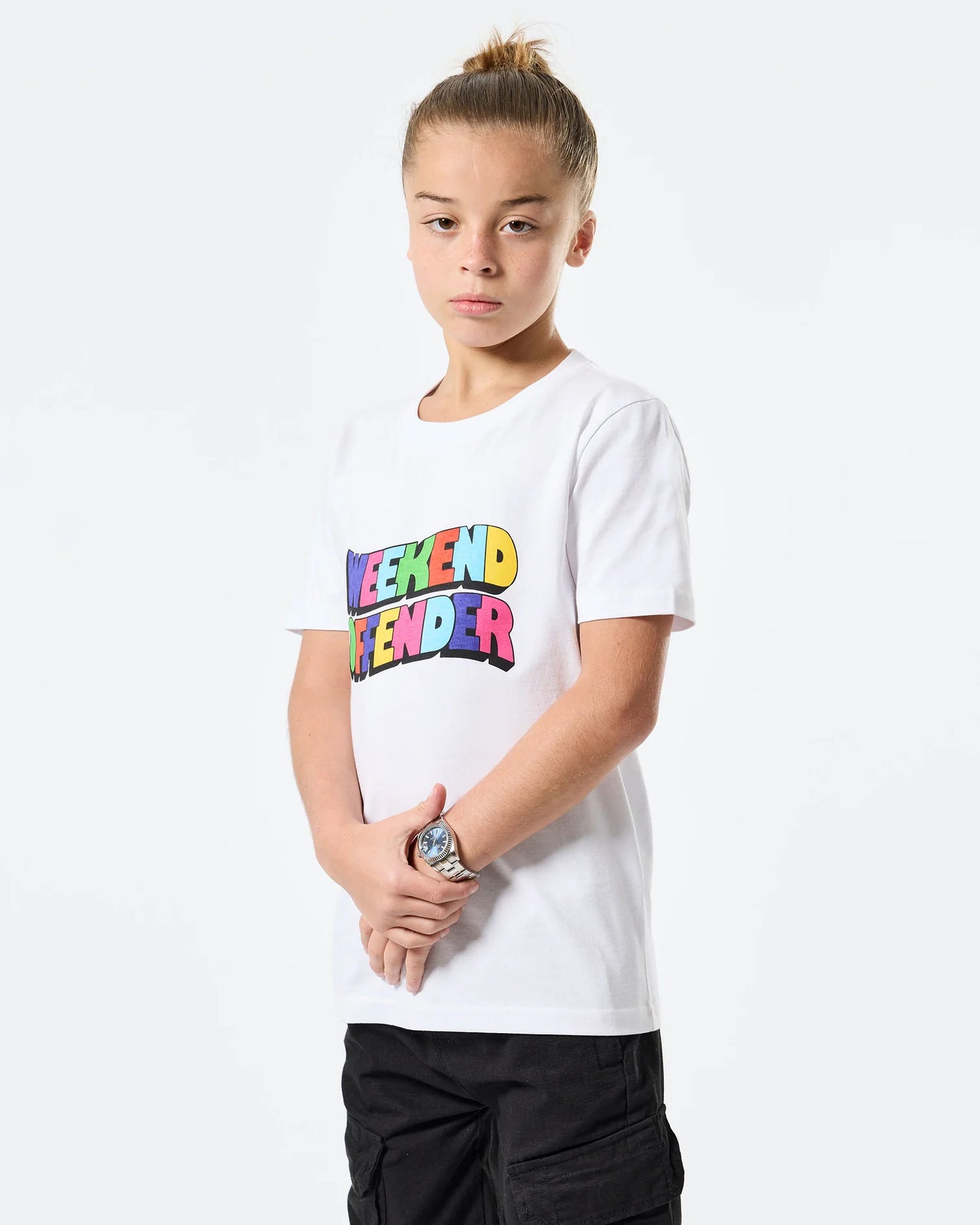 Weekend Offender Junior Hallelujah Graphic T-Shirt White