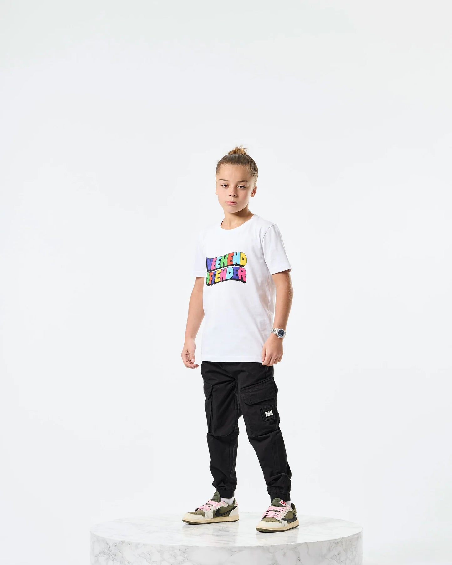 Weekend Offender Junior Hallelujah Graphic T-Shirt White