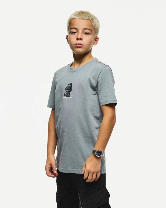 Weekend Offender Infant Reggie Graphic T-Shirt Porpoise Grey