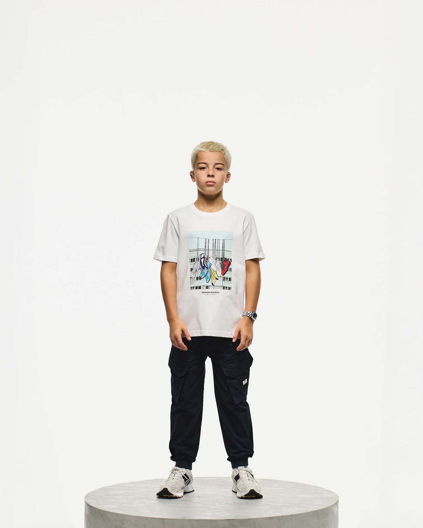 Weekend Offender Junior Pianemo Cargo Pants Navy