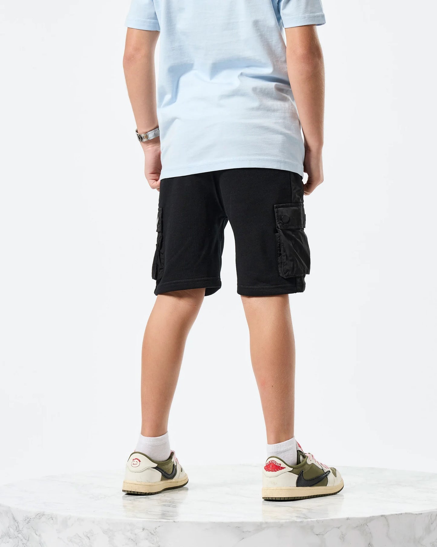 Weekend Offender Infant Pink Sands Short Black