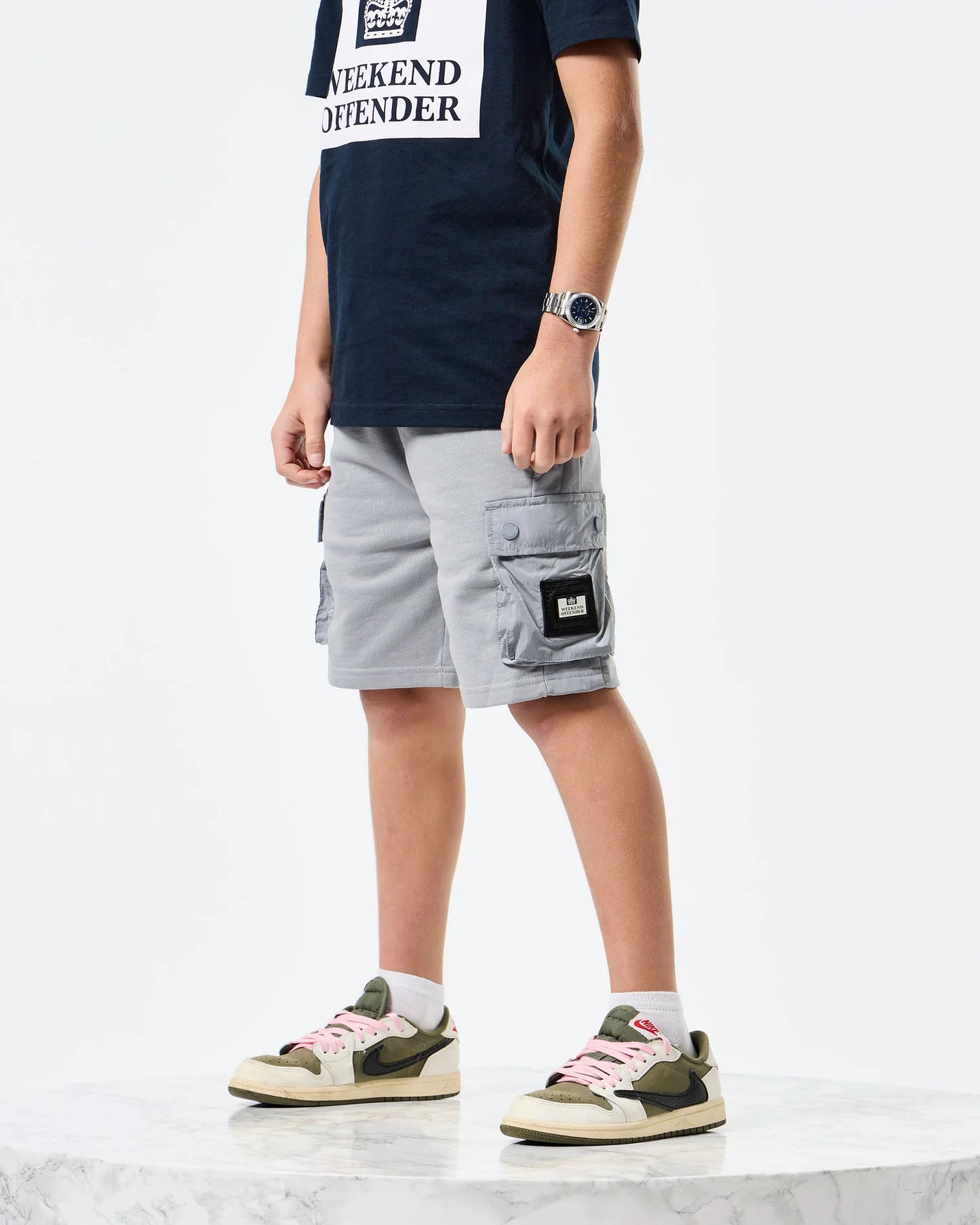 Weekend Offender Infant Pink Sands Short Smokey