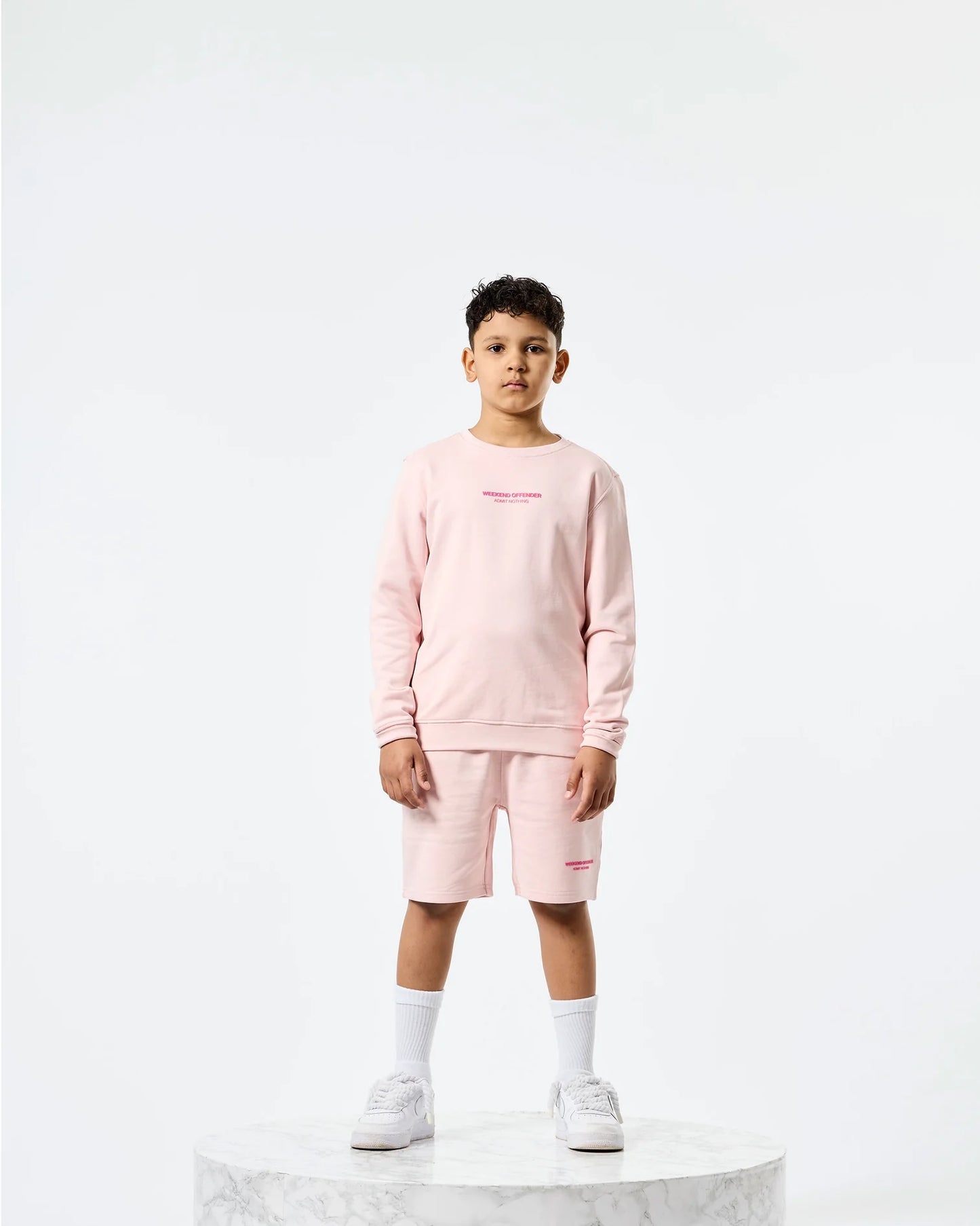Weekend Offender Infant Raval Sweatshirt Pale Blush