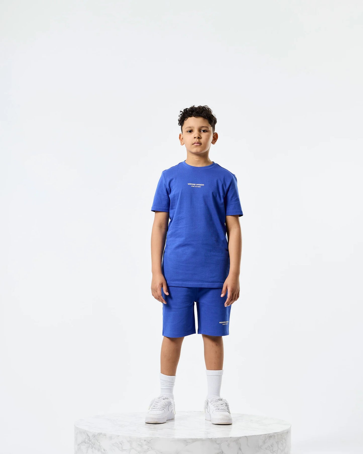 Weekend Offender Junior Millergrove T-Shirt Bluebell/Alabaster