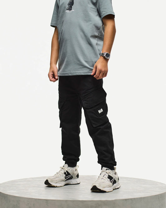 Weekend Offender Junior Pianemo Cargo Pants Black