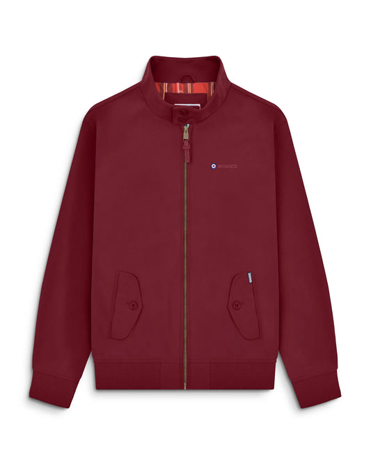 Lambretta Shower Resistant Harrington Burgundy