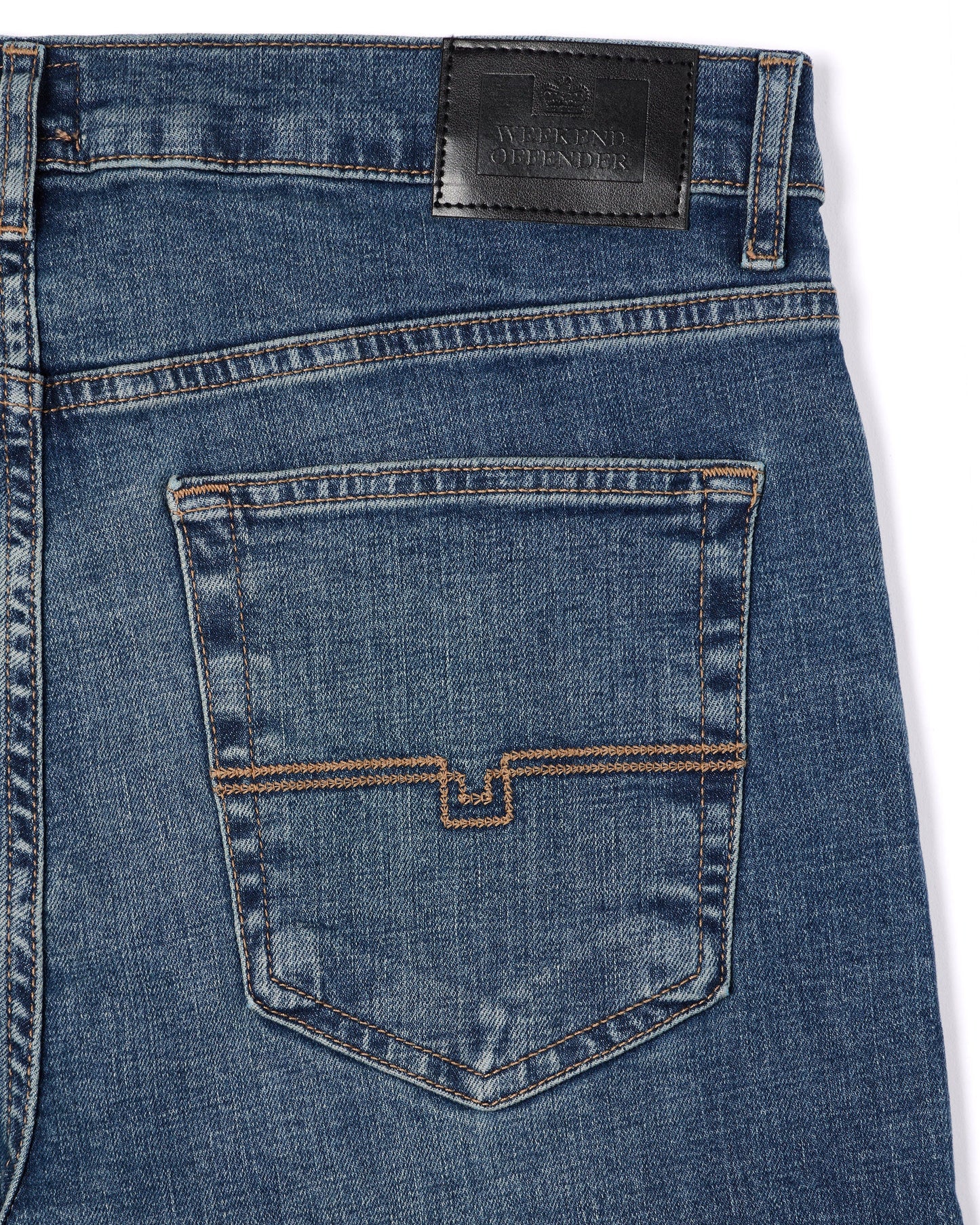 Weekend Offender Loose Fit Denim Jeans Washed Vintage
