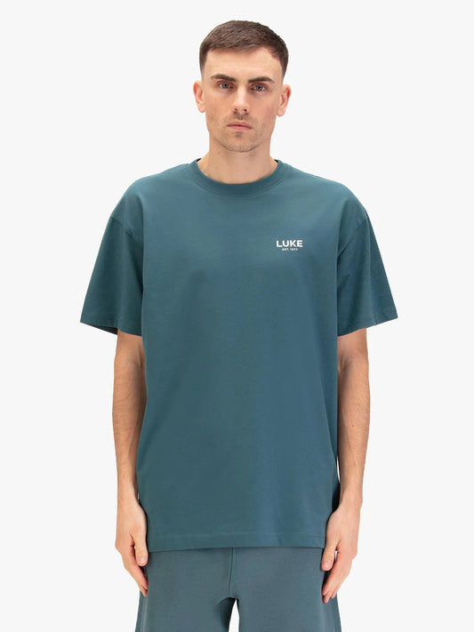 Luke 1977 Exquisite Relaxed Fit T-Shirt Teal