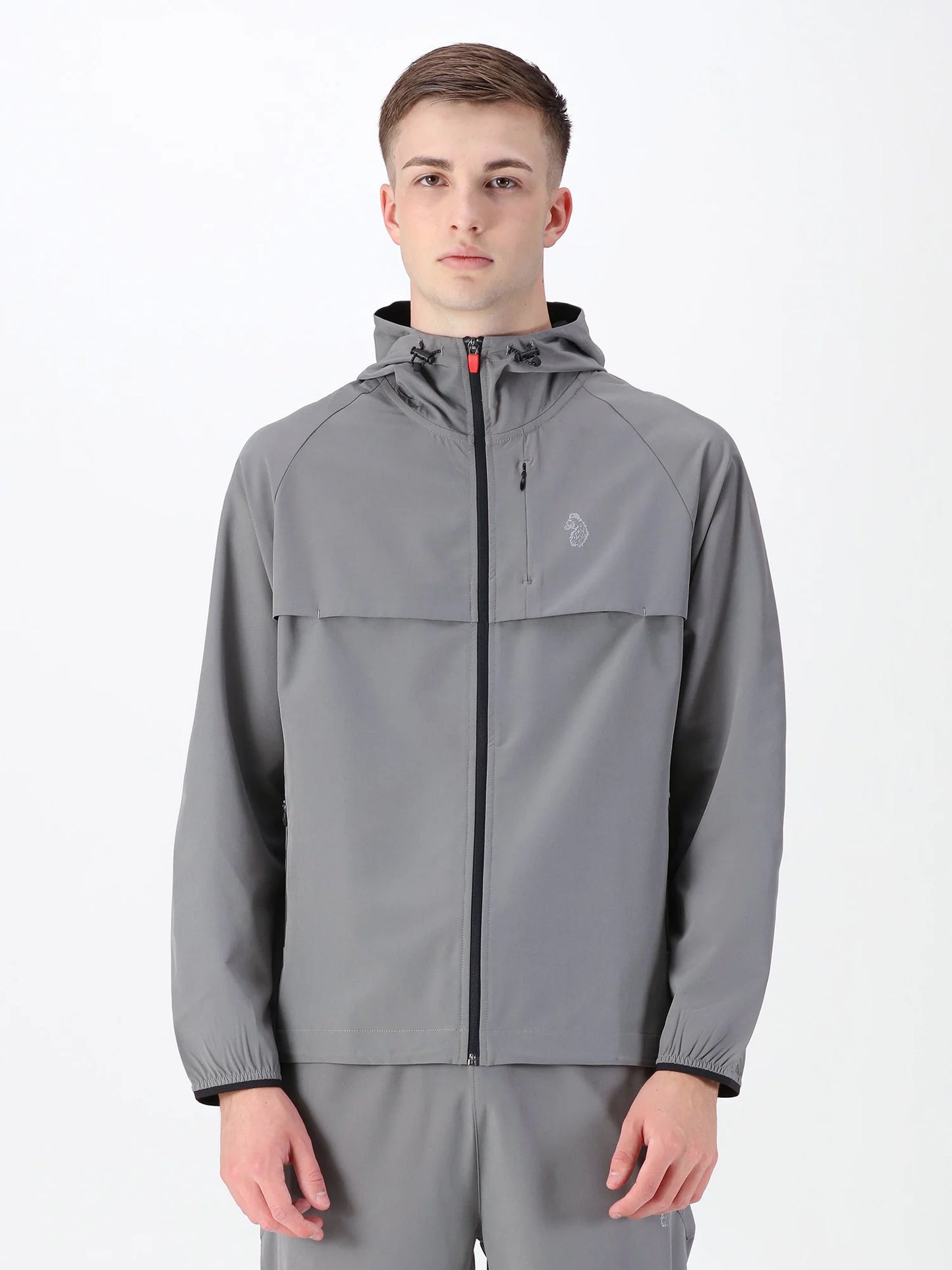 Luke 1977 Brecon Performance Zip Through Jacket Concrete
