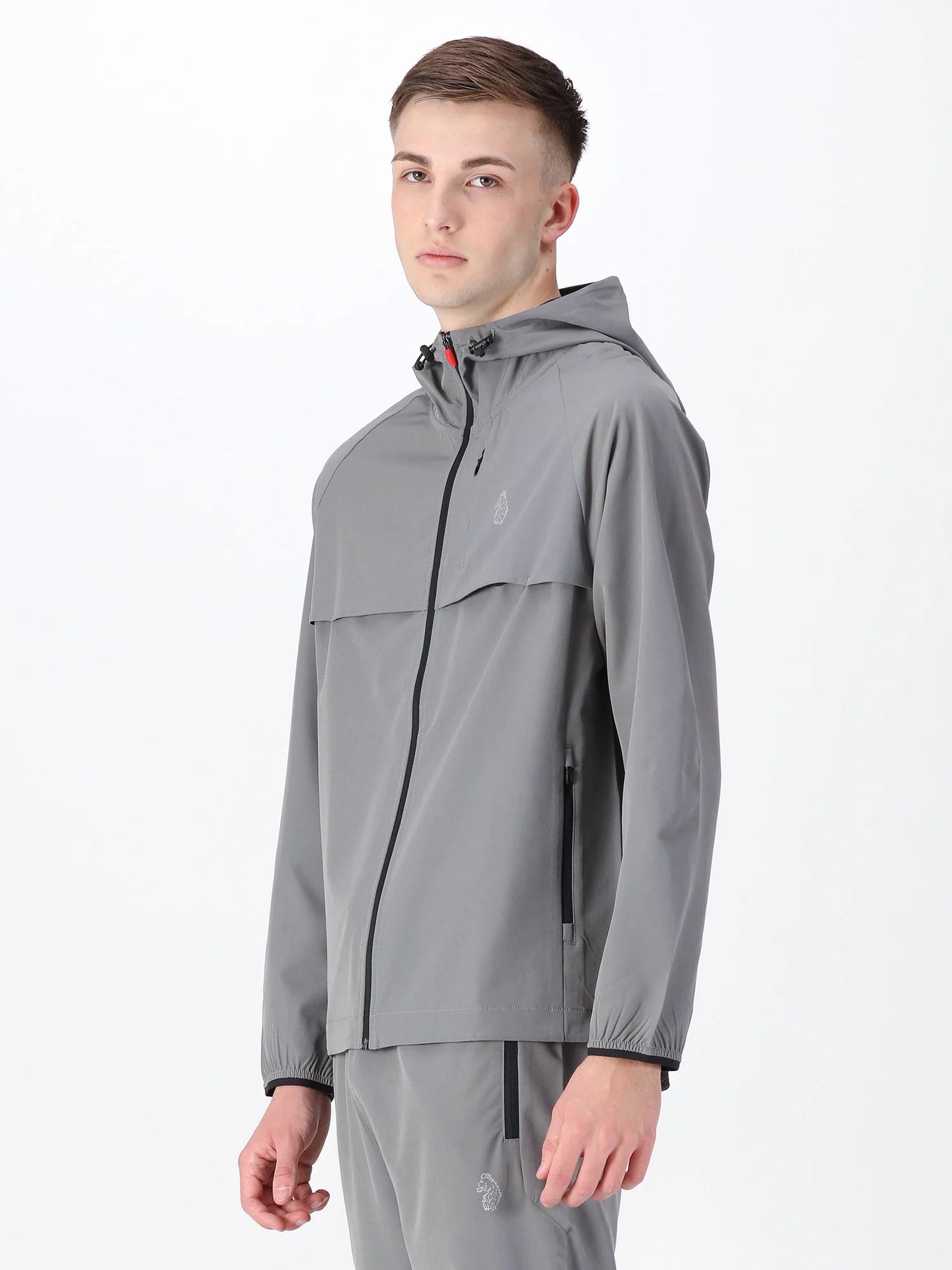Luke 1977 Brecon Performance Zip Through Jacket Concrete