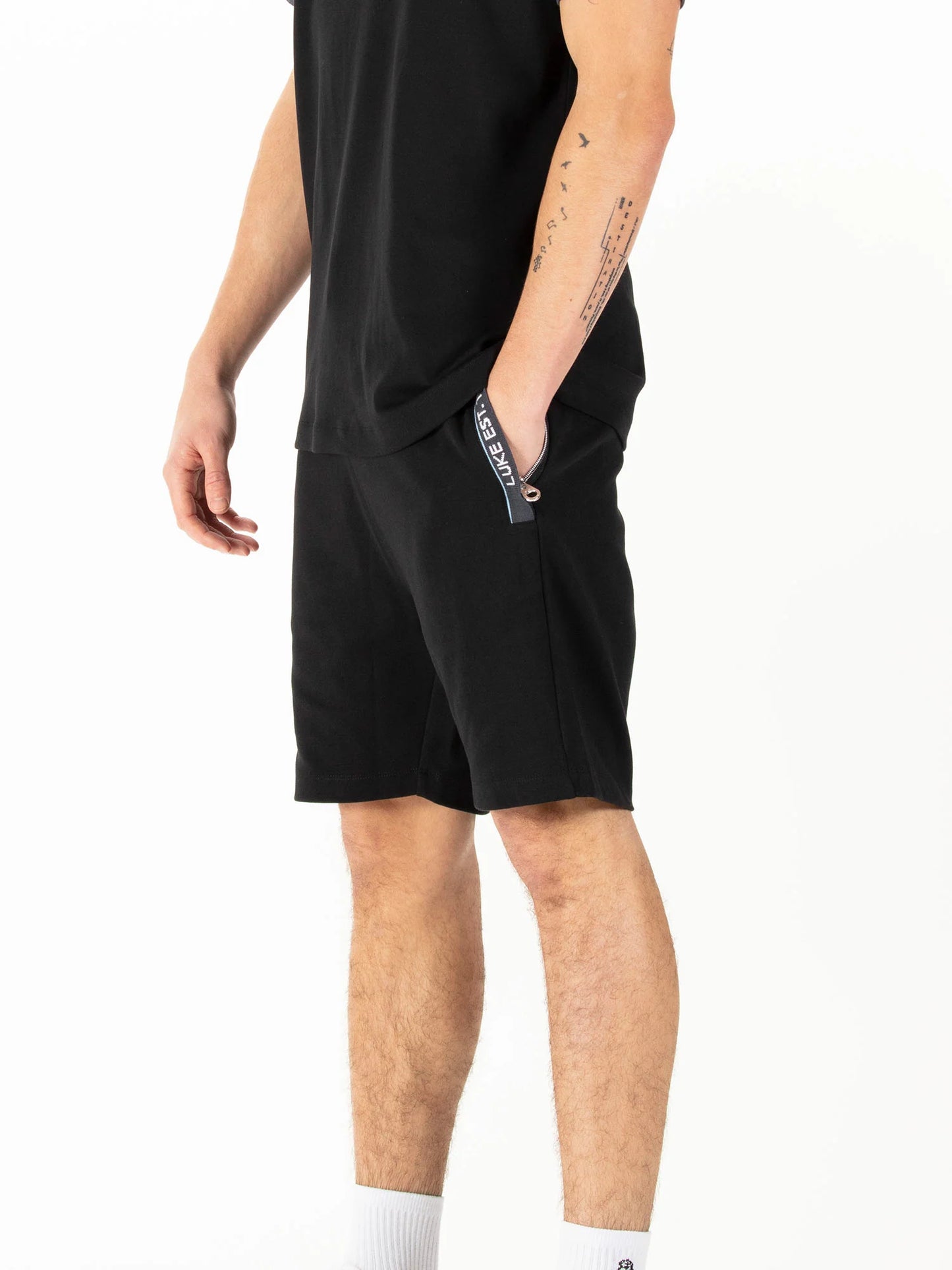Luke 1977 Reid Text Detail Shorts Black