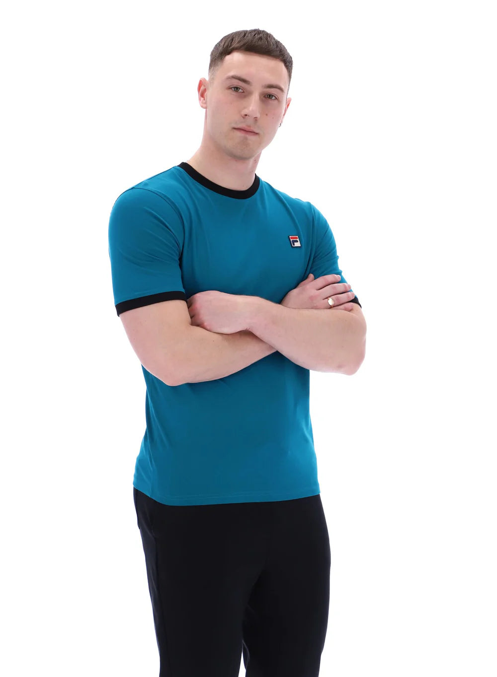FILA Marconi T-Shirt Deep Lagoon/Black