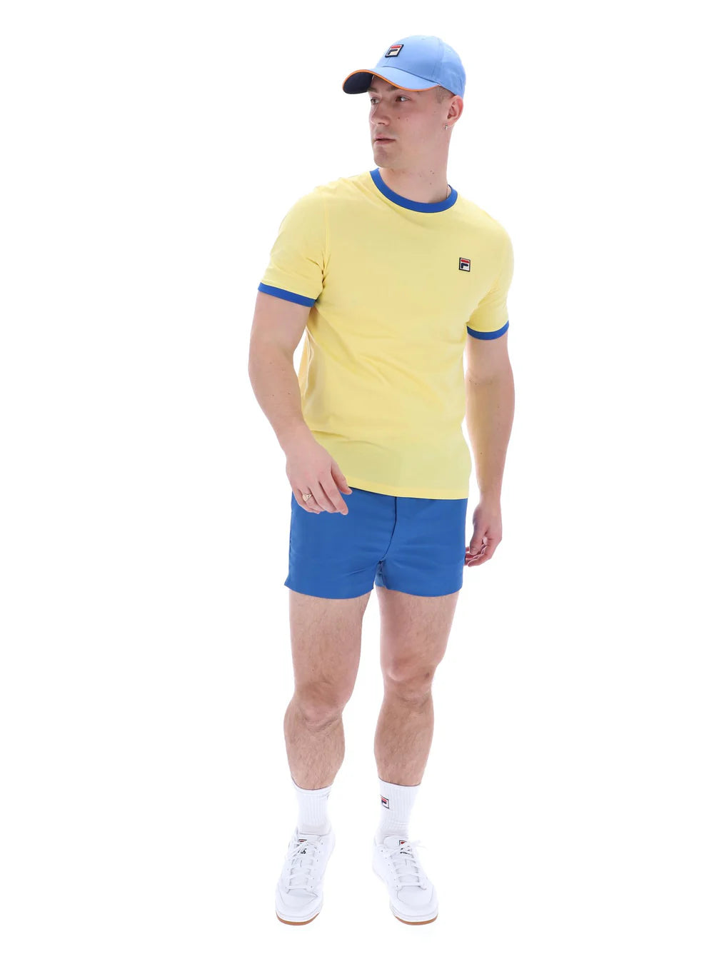 FILA Marconi T-Shirt Popcorn/Turkish Sea