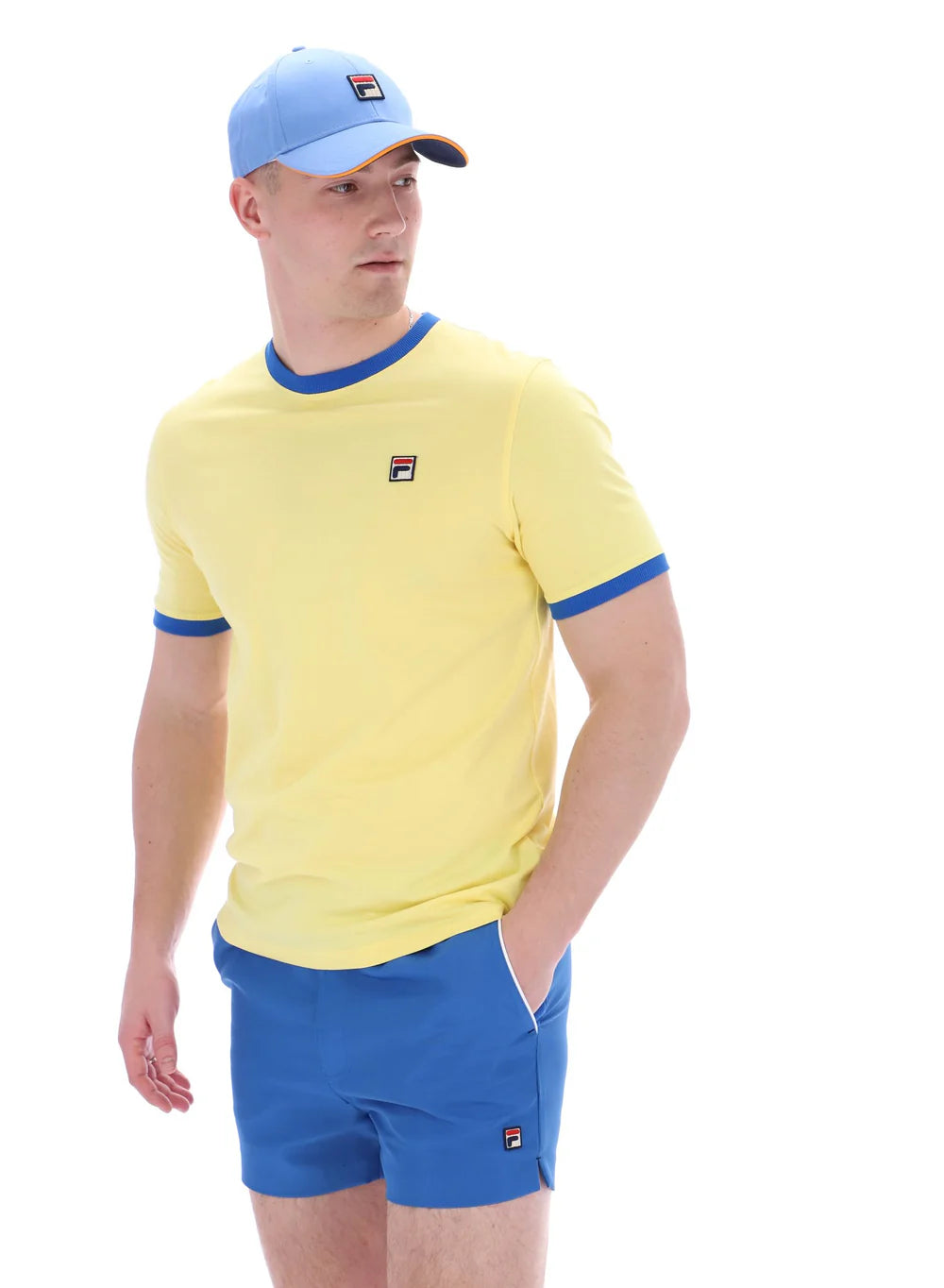 FILA Marconi T-Shirt Popcorn/Turkish Sea