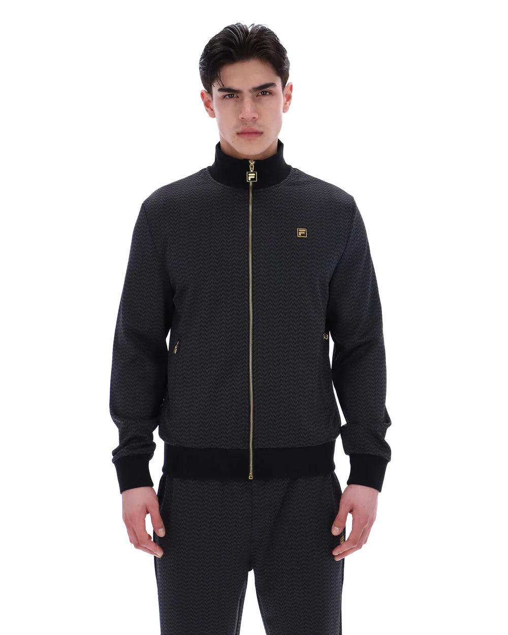 FILA Gold Mathers Track Jacket Black