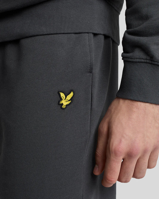 Lyle & Scott Cotton Sweat Short Gunmetal