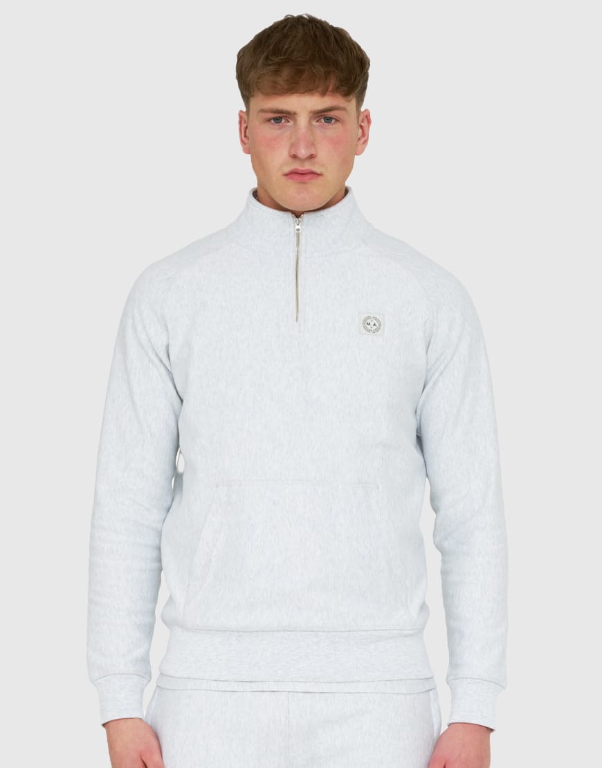 Marshall Artist Foundation 1/4 Zip Snow Marl