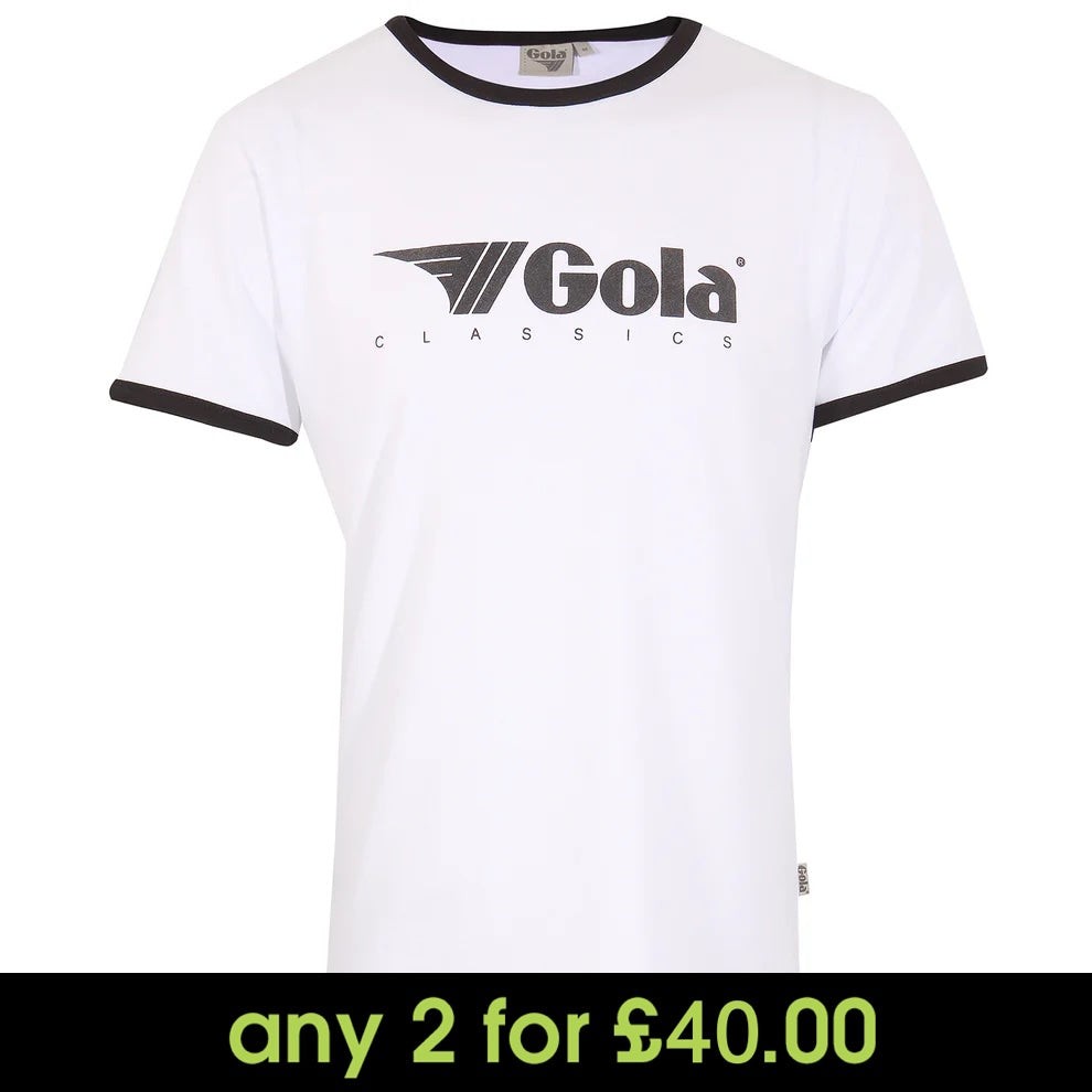 Gola Ringer T-Shirt White