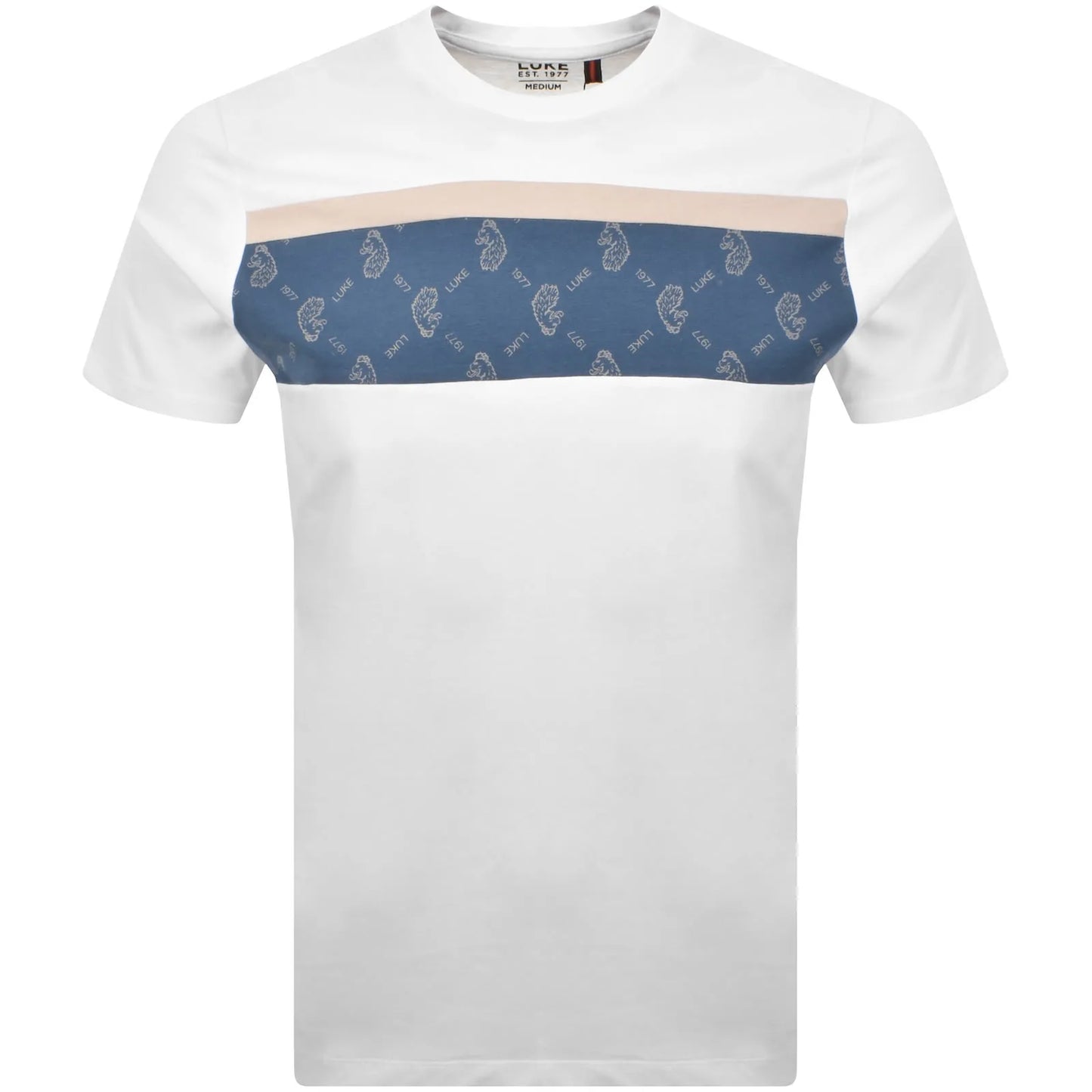 Luke 1977 Lions Den T-Shirt White/Denim Blue