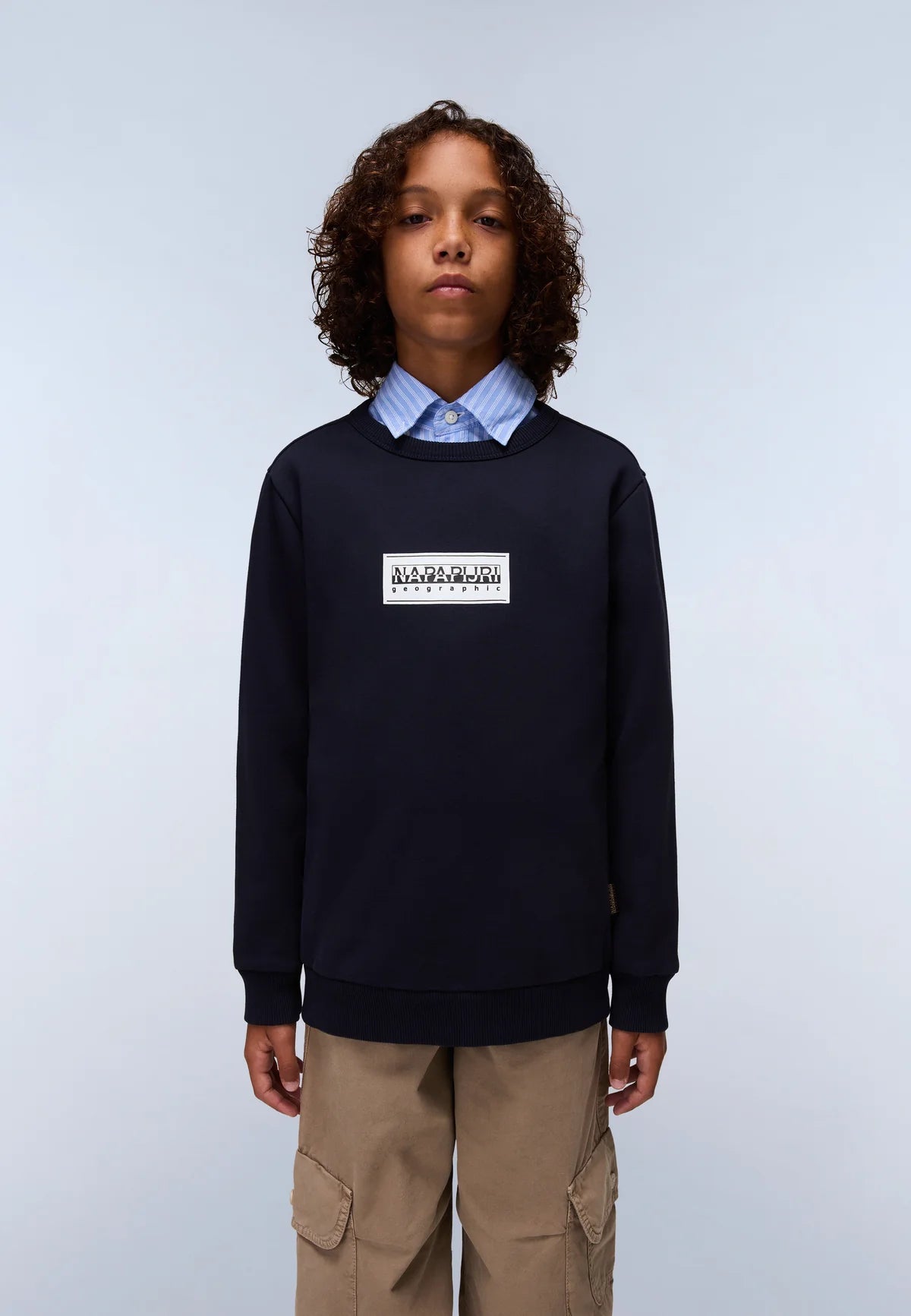 Napapijri Junior Chamois Sweatshirt Blue Marine