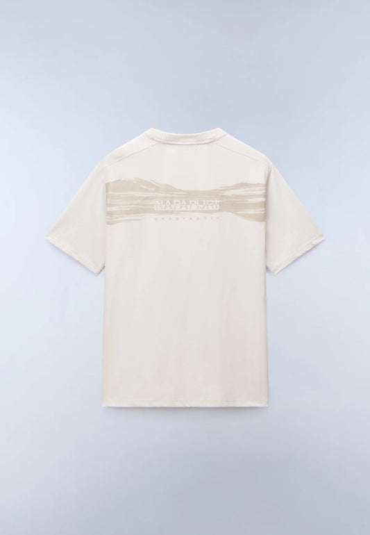 Napapijri S-BACK GRAPHIC SS Beige Dimity
