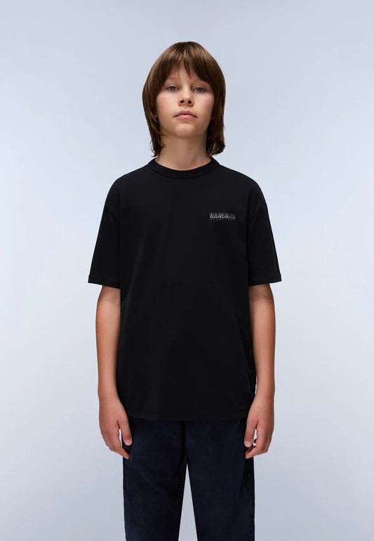 Napapijri Junior Ahr Jersey Short Sleeve T-Shirt Black Beauty