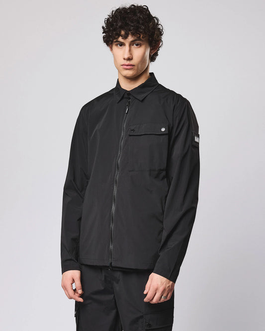 Weekend Offender Southbank Technical Over-Shirt Black