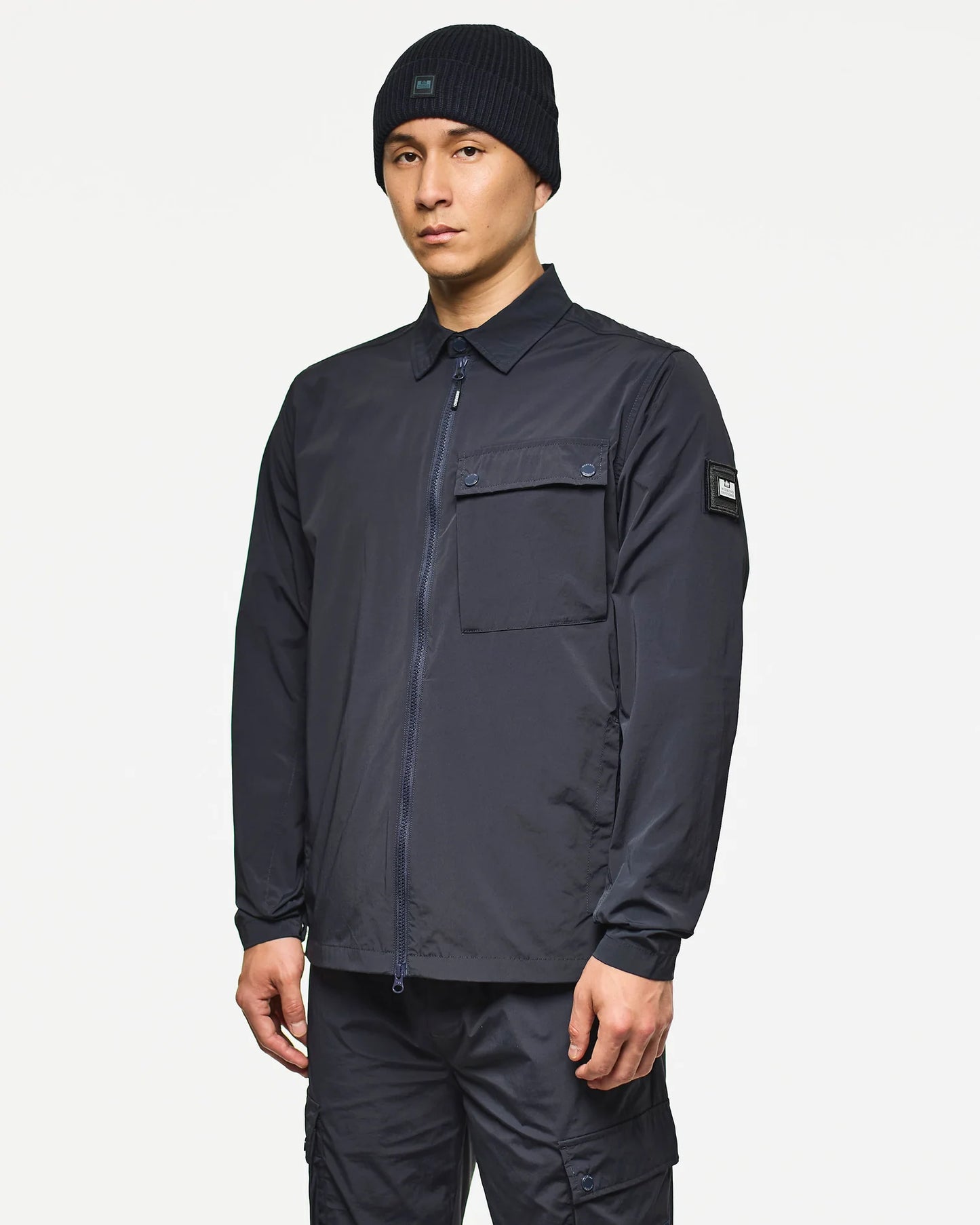 Weekend Offender Southbank Technical Overshirt Navy